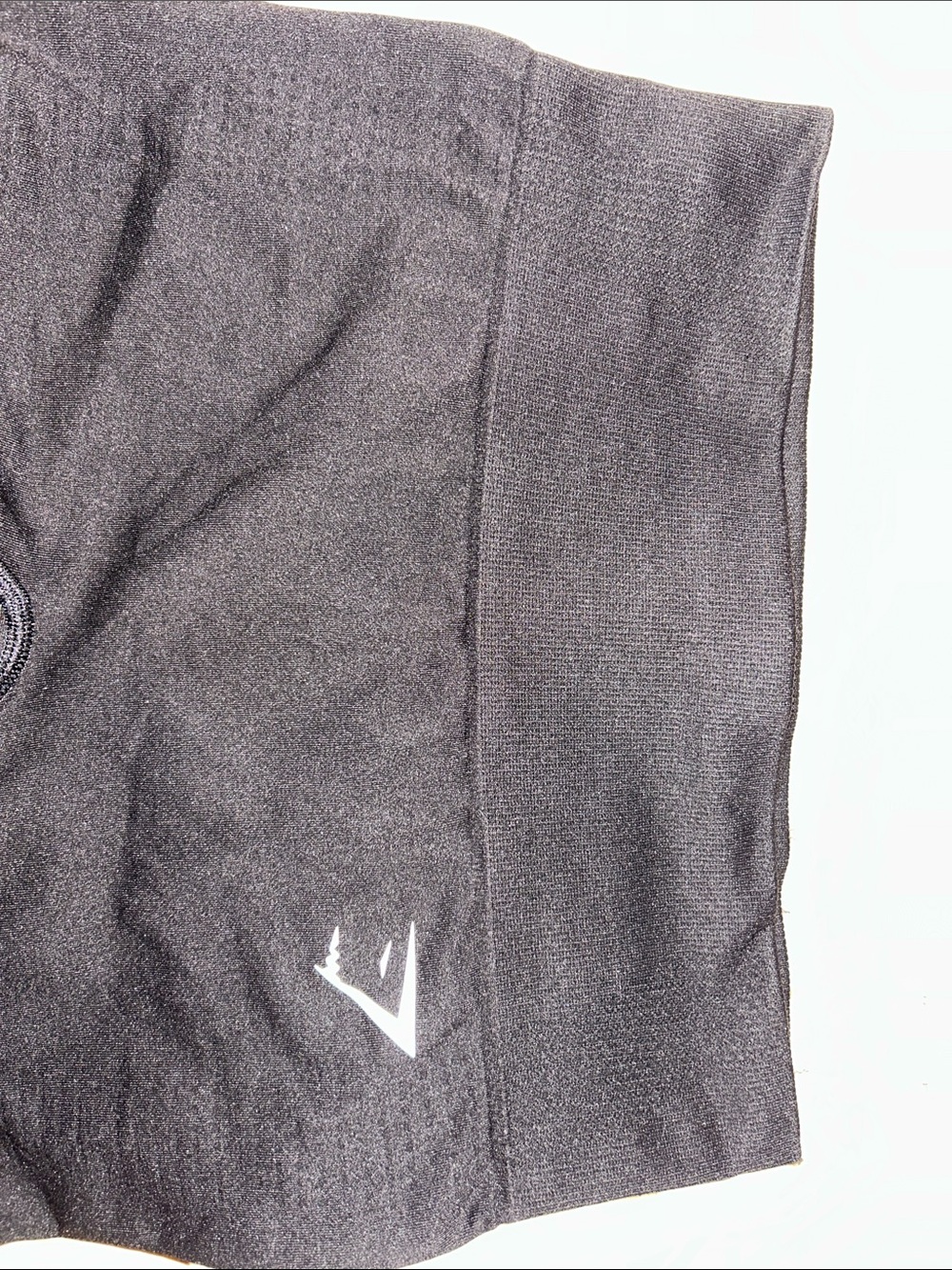 Gymshark Black High-Waist Leggings with Subtle Logo